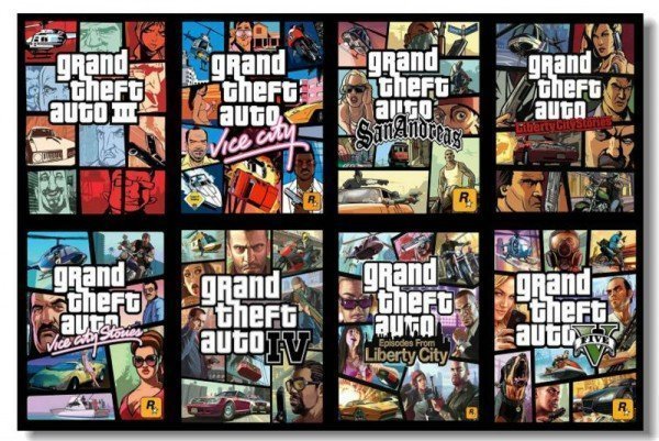 Todos os jogos do gta.